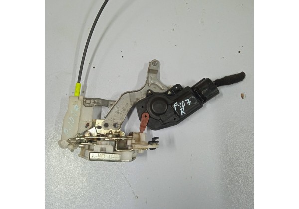 Замок правої дверки Peugeot 107, Citroen C1, 05-14, 2 контакта, 9136T9